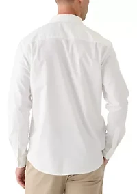 Long Sleeve Washed Oxford Shirt