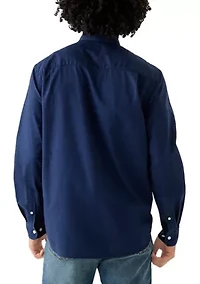 Long Sleeve Washed Oxford Shirt