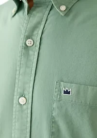 Long Sleeve Washed Oxford Shirt