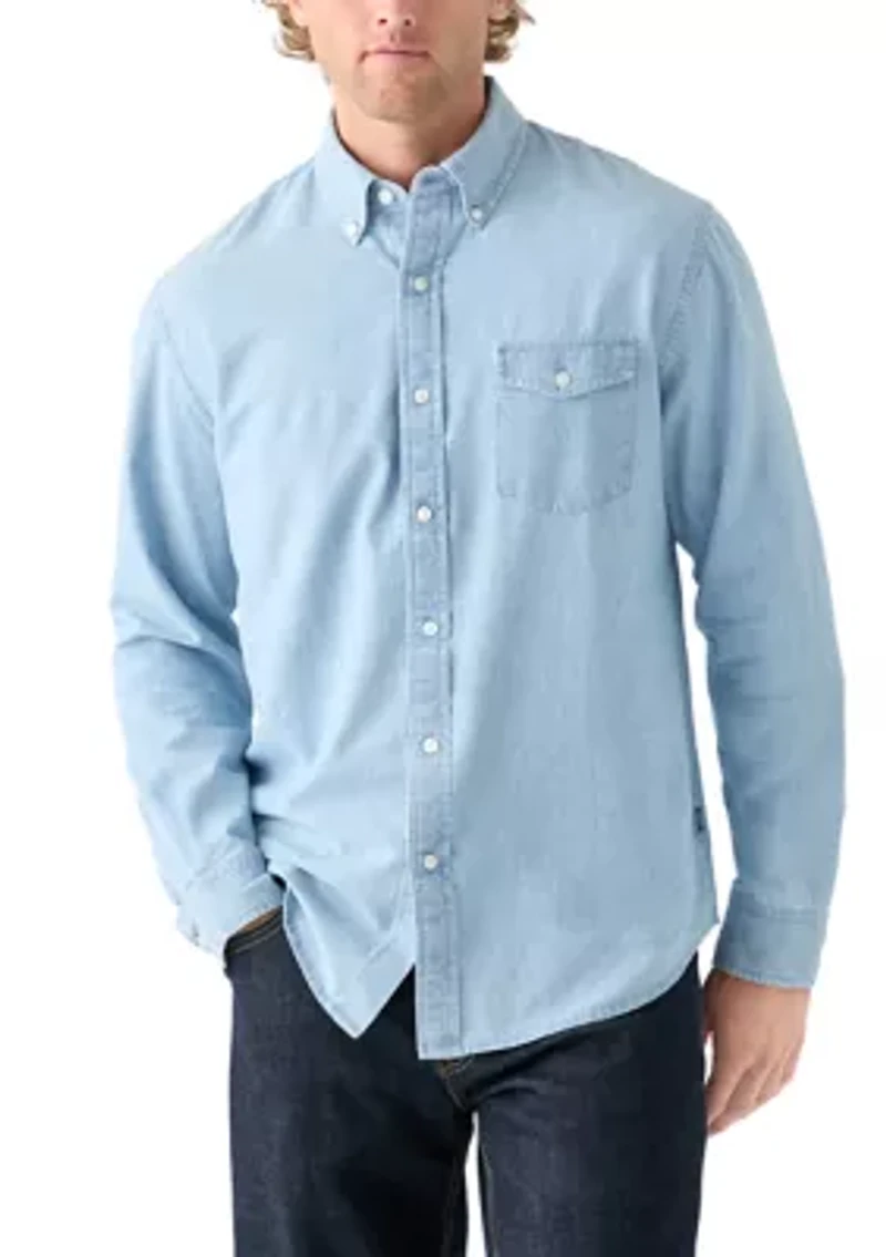 Long Sleeve Chambray Shirt