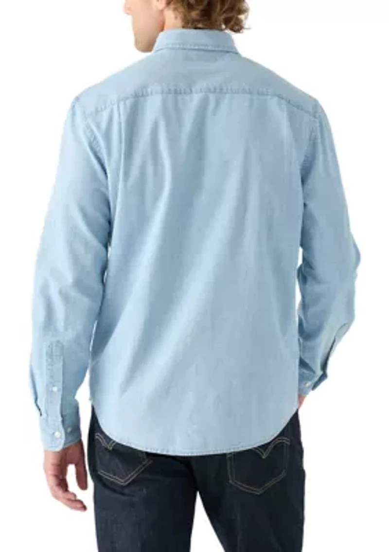 Long Sleeve Chambray Shirt