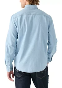 Long Sleeve Chambray Shirt