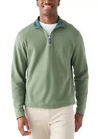 Reversible Quarter Zip Pullover