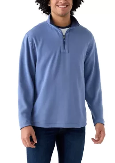 Reversible Quarter Zip Pullover