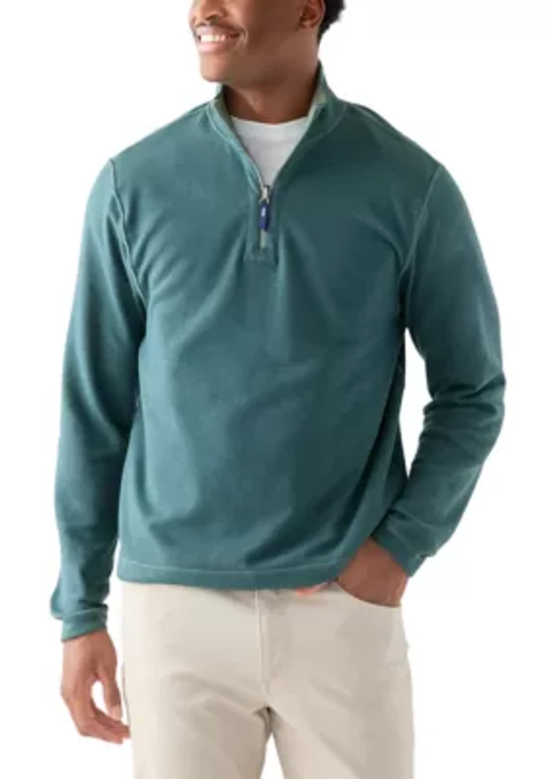 Reversible Quarter Zip Pullover