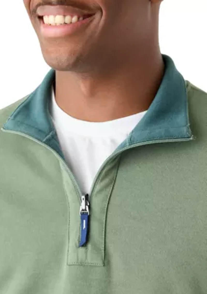 Reversible Quarter Zip Pullover