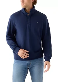 Quarter Placket Sweatshirt