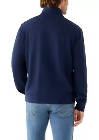 Quarter Placket Sweatshirt