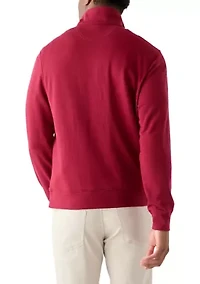 Quarter Placket Sweatshirt