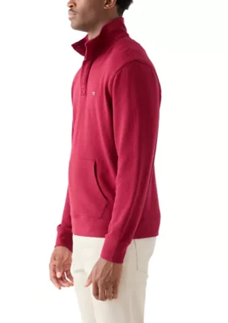 Quarter Placket Sweatshirt