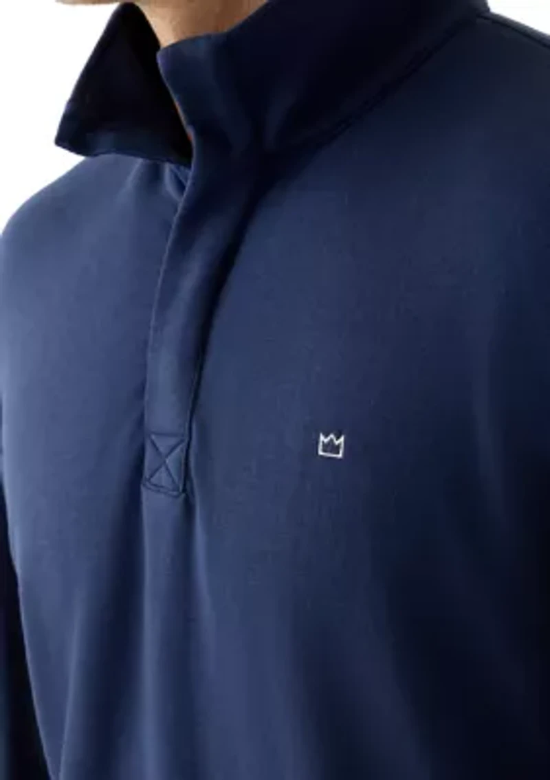 Quarter Placket Sweatshirt