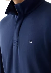 Quarter Placket Sweatshirt