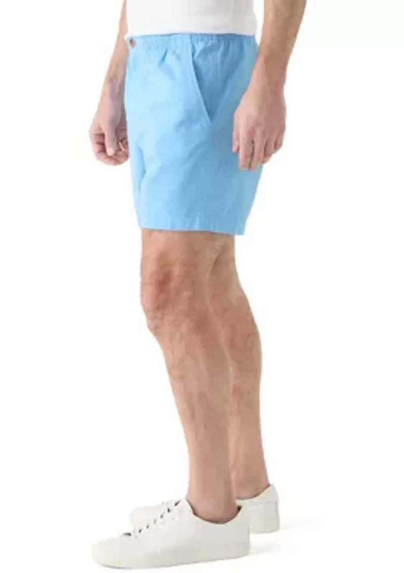 6" Twill Deck Shorts
