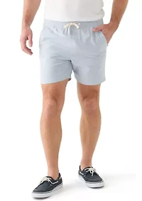6" Oxford Deck Shorts
