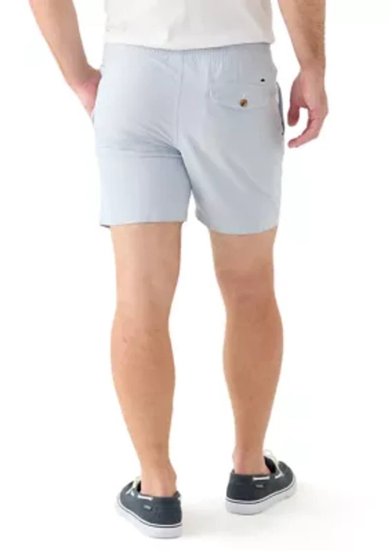 6" Oxford Deck Shorts