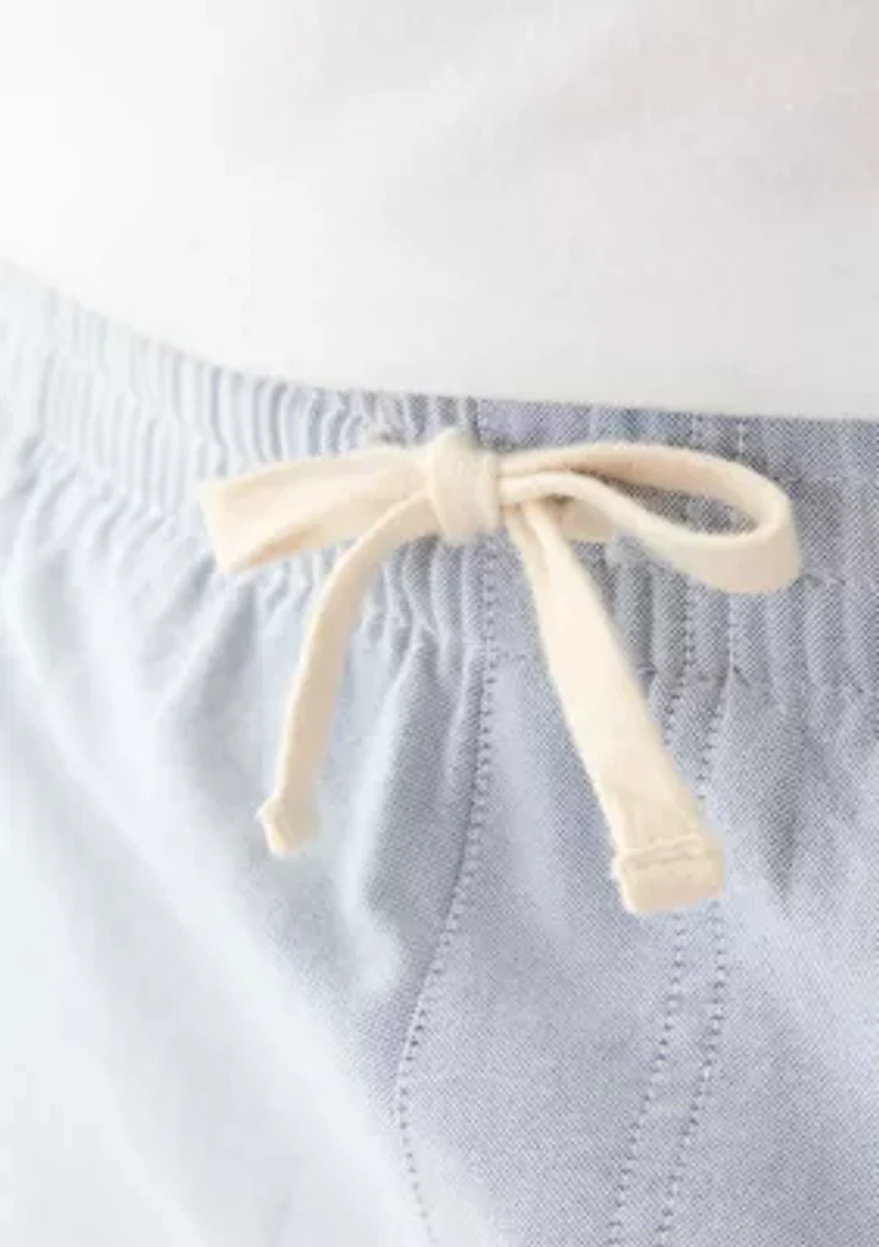 6" Oxford Deck Shorts