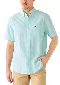 Men's Short Sleeve Crinkle Shirt