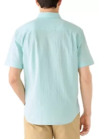 Men's Short Sleeve Crinkle Shirt