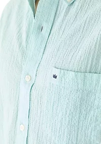 Men's Short Sleeve Crinkle Shirt