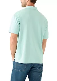 Men's Short Sleeve Cotton Polo Shirt
