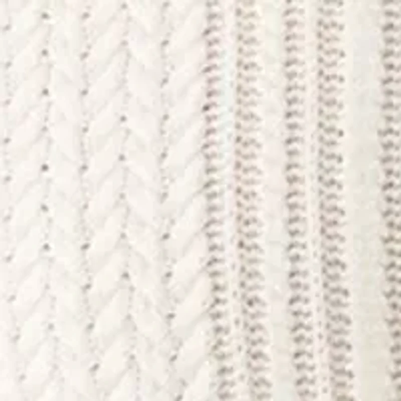Men's Mixed Stitch Button Front Short Sleeve Sweater