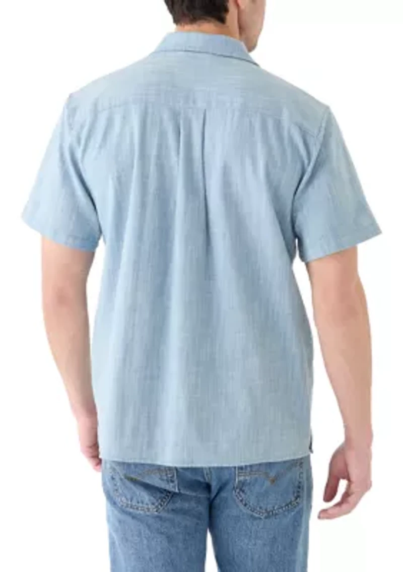 Men's Embroidered Camp Shirt