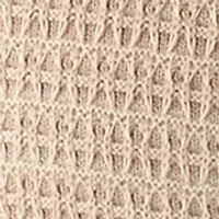 Men's Short Sleeve Textured Johnny Collar Sweater