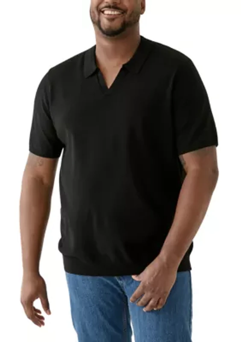 Big & Tall Short Sleeve Collared Polo Shirt