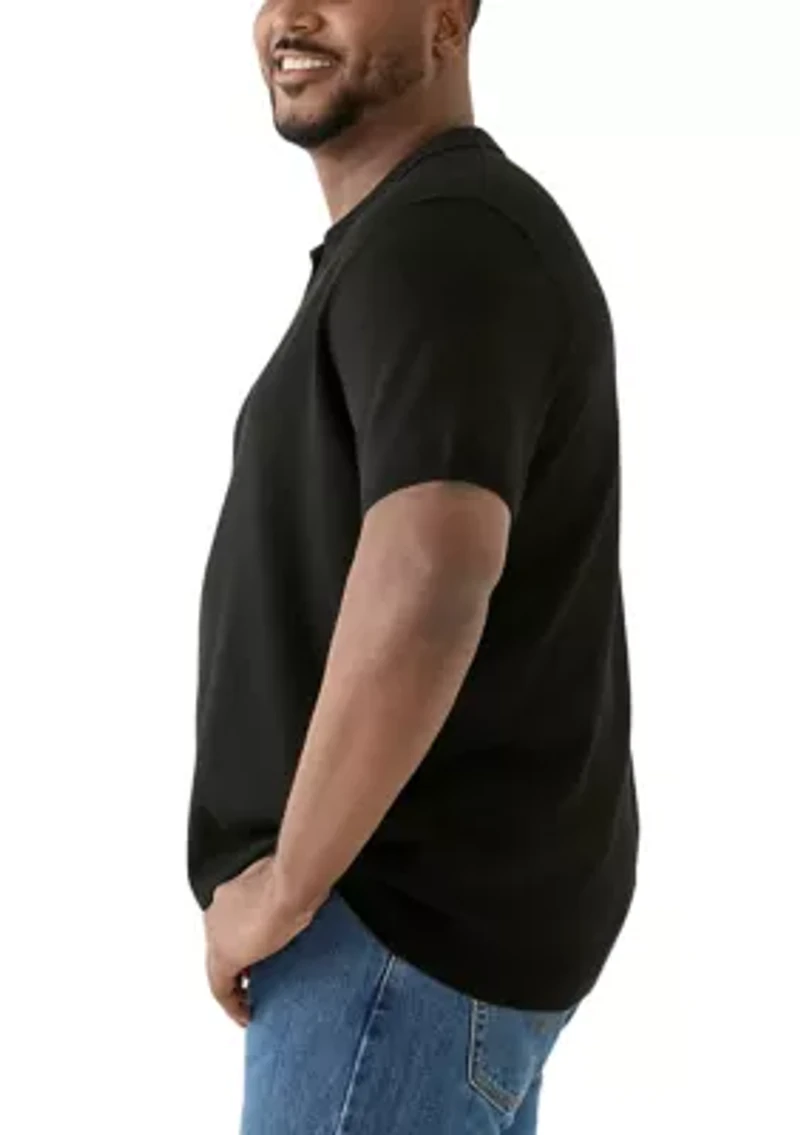 Big & Tall Short Sleeve Collared Polo Shirt