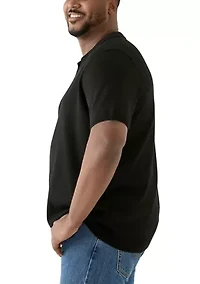 Big & Tall Short Sleeve Collared Polo Shirt