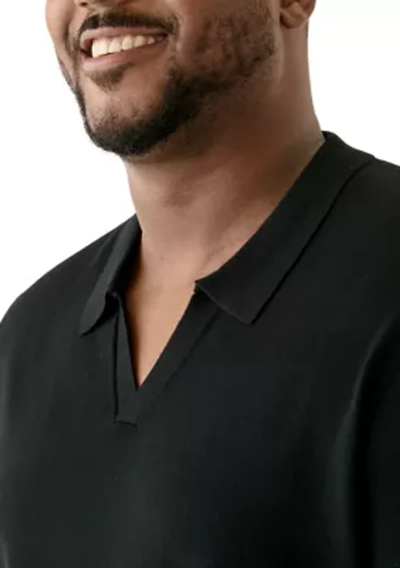 Big & Tall Short Sleeve Collared Polo Shirt