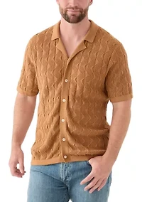 Men's Patterned Knit Sweater