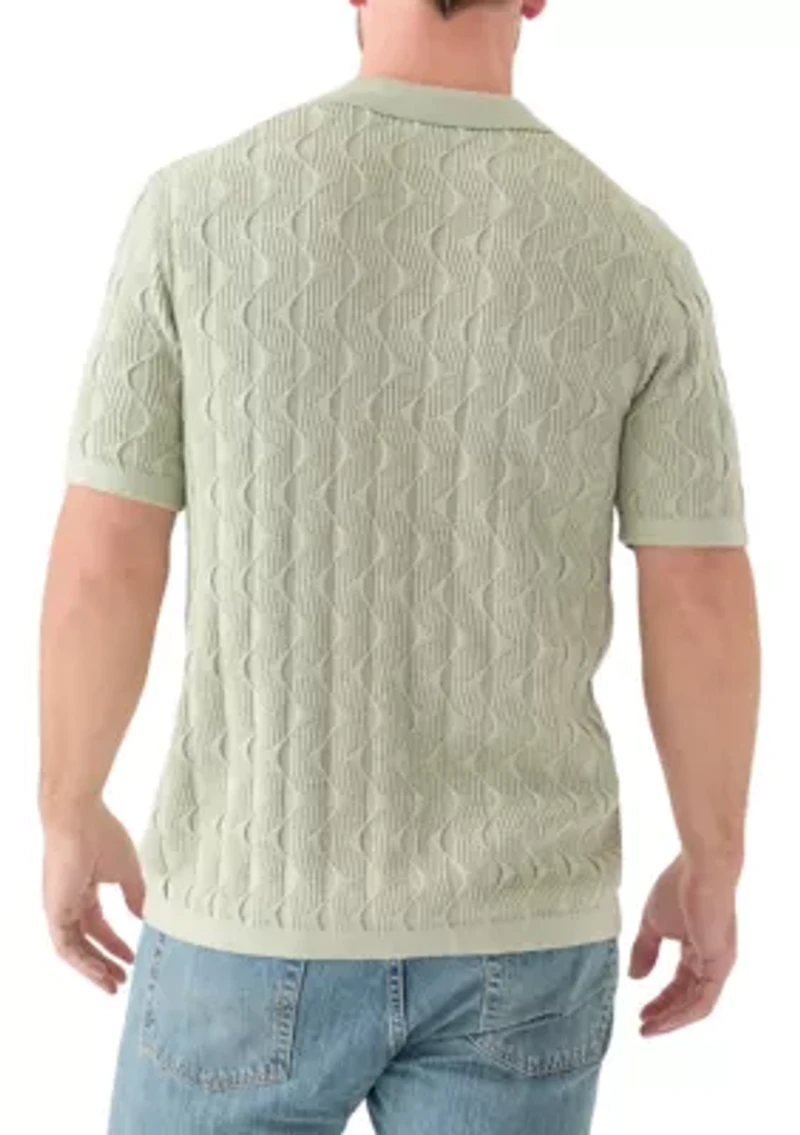 Men's Patterned Knit Sweater