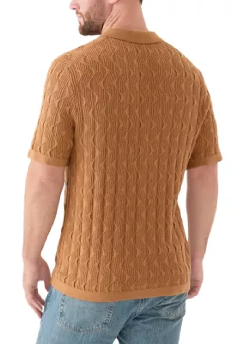Men's Patterned Knit Sweater
