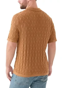 Men's Patterned Knit Sweater