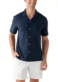 Men's Short Sleeve Stretch Knit Shirt