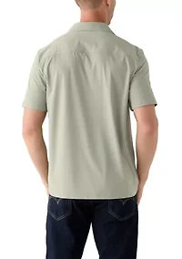 Men's Short Sleeve Stretch Knit Shirt