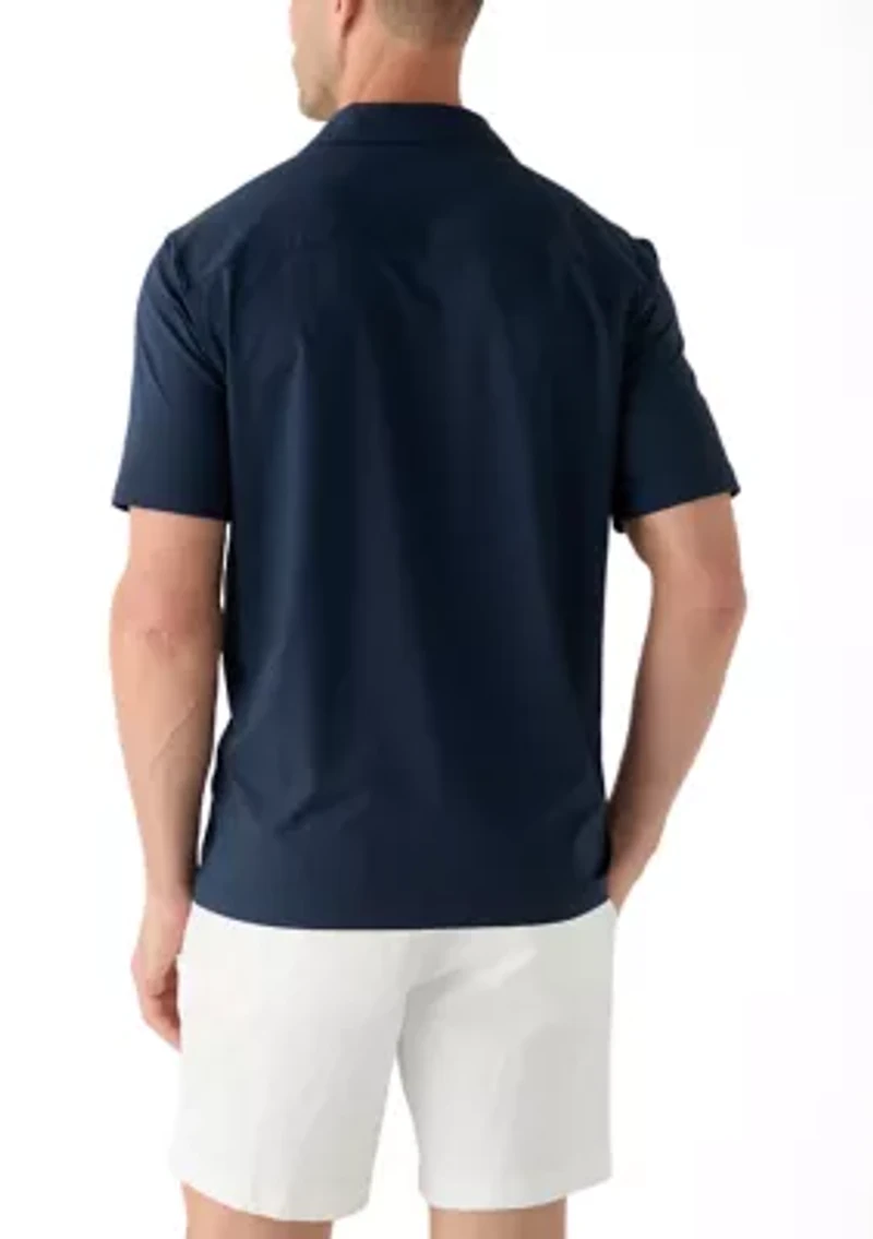 Men's Short Sleeve Stretch Knit Shirt