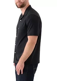Men's Short Sleeve Stretch Knit Shirt