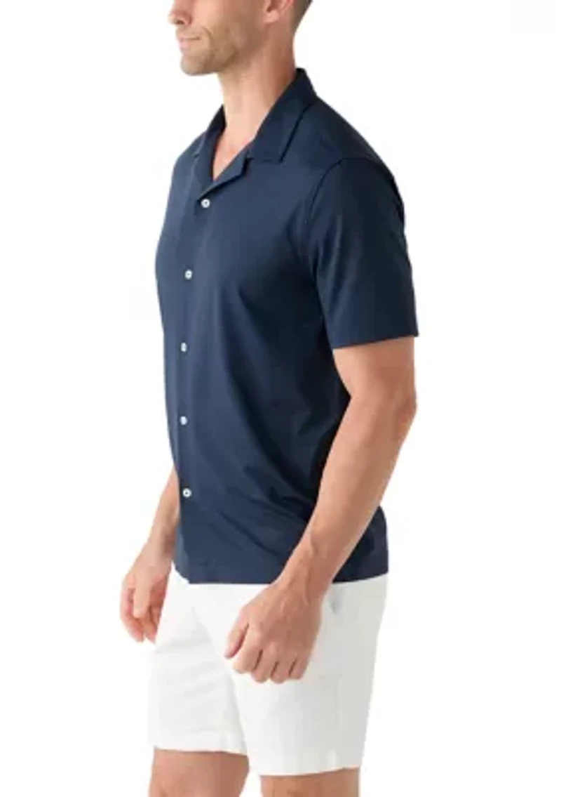 Men's Short Sleeve Stretch Knit Shirt