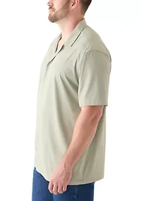 Big & Tall Short Sleeve Button Down Stretch Shirt
