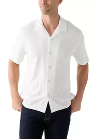 Men's Seersucker Button Down Shirt