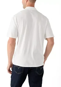 Men's Seersucker Button Down Shirt