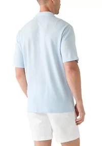 Men's Seersucker Button Down Shirt