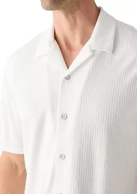 Men's Seersucker Button Down Shirt