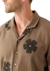 Men's Embroidered Camp Shirt