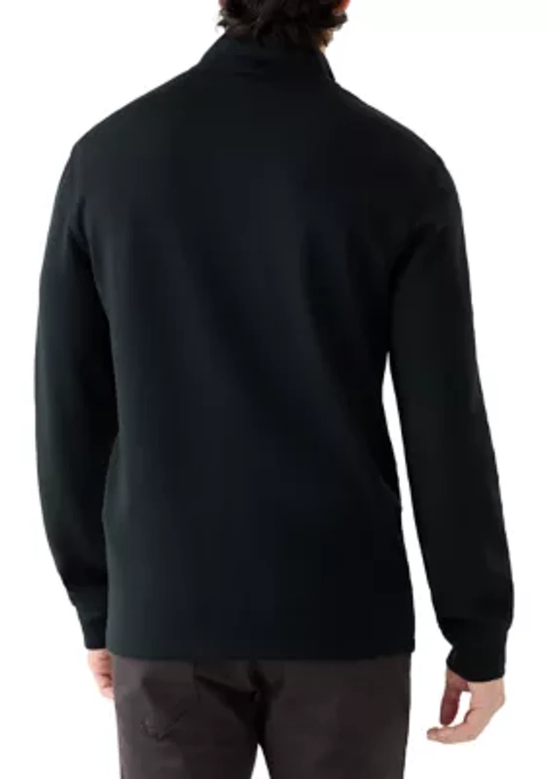 Men's Scuba Color Block Quarter Zip Sweatshirt