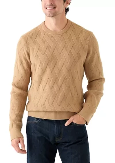 Basket Weave Stitch Sweater