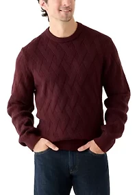 Basket Weave Stitch Sweater