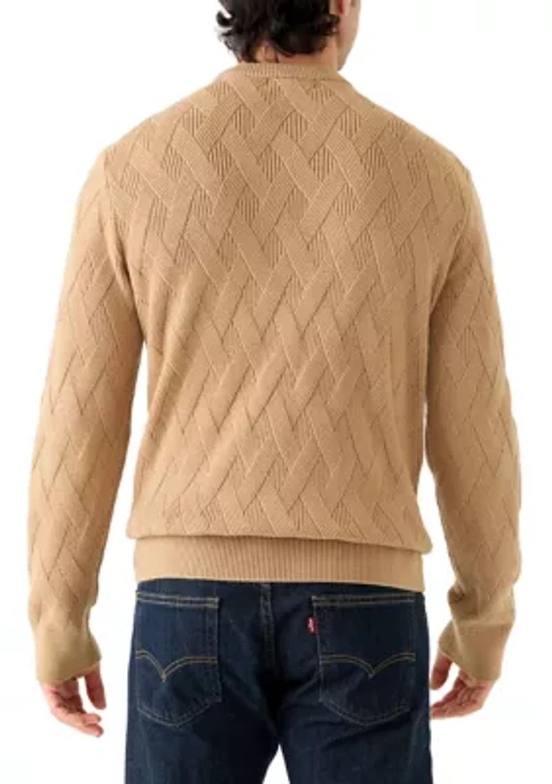 Basket Weave Stitch Sweater
